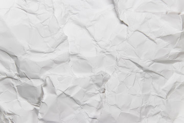 Crumpled White Paper