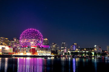 singapore skyline at night