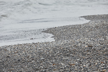 orilla del mar, playa, shuaia argentina, costa, invierno y gris