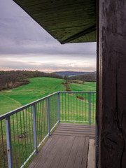 View of the landscape from the lookout tower