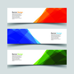 Fototapeta premium Vector Abstract design banner web template
