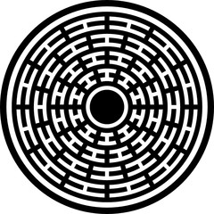 Manhole cover, Osaka, Japan