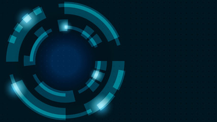 Abstract Digital background.Business growth transformation to digital and Successful financial technology.