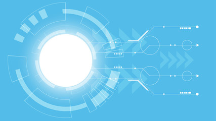 Abstract Digital background.Business growth transformation to digital and Successful financial technology.