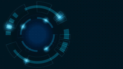 Abstract Digital background.Business growth transformation to digital and Successful financial technology.