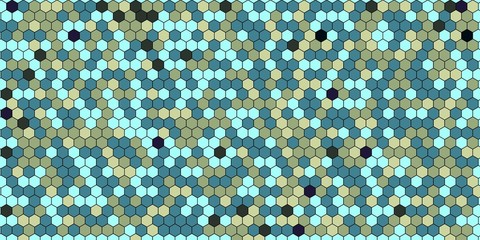 Abstract colorful honeycomb honey seamless pattern