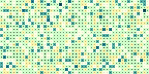 Fototapeta premium Abstract colorful canvas square geometric seamless pattern background