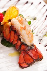 Beef steak on a plate