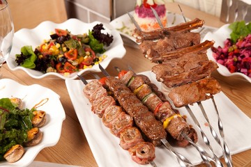 Beef steak on a plate