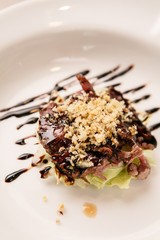 Beef steak on a plate