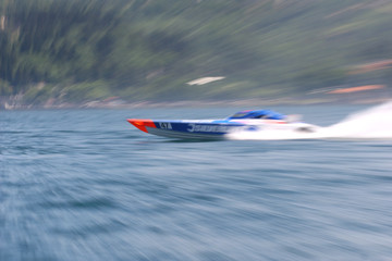 Obraz premium sea ​​races and quick snapshots