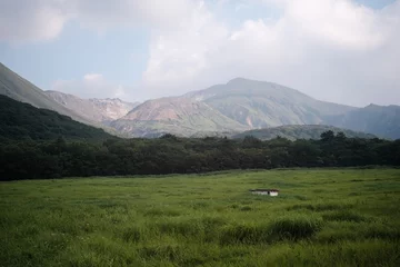 Foto op Canvas タデ原　阿蘇くじゅう国立公園 © Kazuki Takeshita
