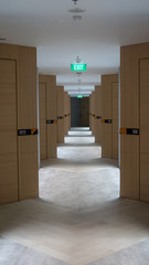 hallway corridor hotel