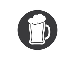 beer logo icon vector illustration design