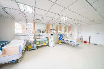 Shot of an empty hospital room