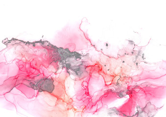 Abstract watercolor illustration