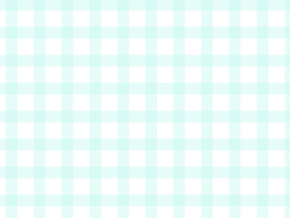 ギンガムチェック　ミント