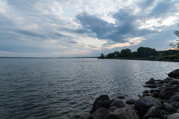Dramatic cloudy sky over Ottawa, Canada