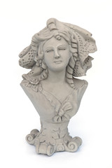 Obraz premium Statue on a white background