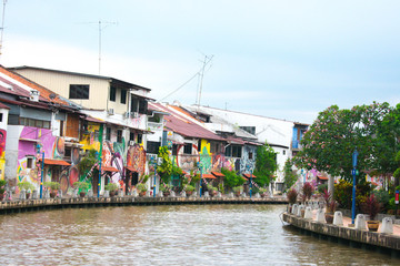 Fototapeta na wymiar Melaka river views