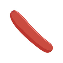 sausage cooking icon on white background