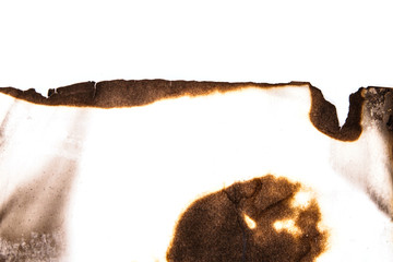 paper burned old