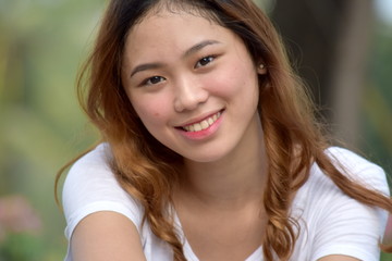 Fototapeta premium Youthful Minority Female Smiling