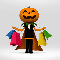 Jack the lantern shopping