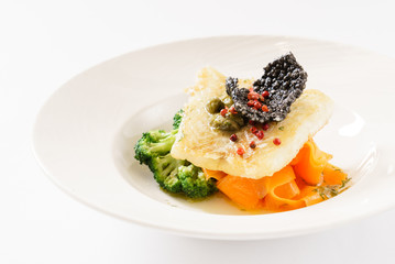 fish with vegetables