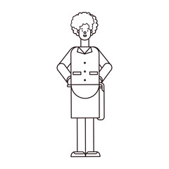 flat design people happy labor day