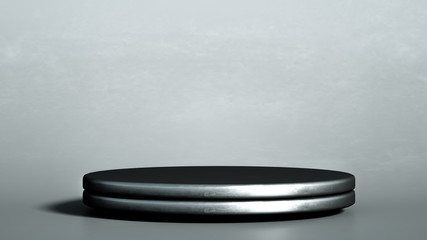 Beautiful luxury background pedestal. 3d illustration, 3d rendering.