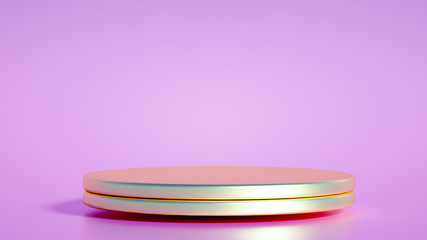 Beautiful luxury background pedestal. 3d illustration, 3d rendering.