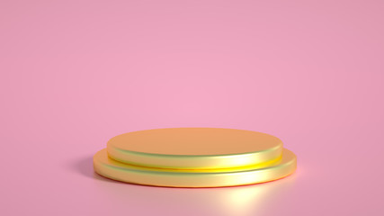 Beautiful luxury background pedestal. 3d illustration, 3d rendering.