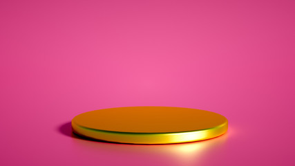 Beautiful luxury background pedestal. 3d illustration, 3d rendering.