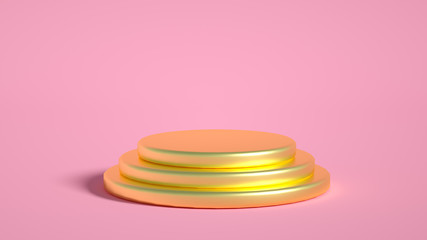 Beautiful luxury background pedestal. 3d illustration, 3d rendering.