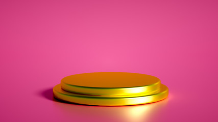 Beautiful luxury background pedestal. 3d illustration, 3d rendering.
