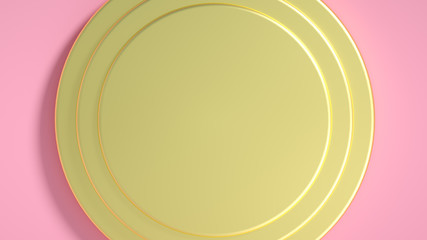 Beautiful luxury background pedestal. 3d illustration, 3d rendering.