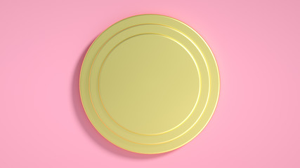 Beautiful luxury background pedestal. 3d illustration, 3d rendering.