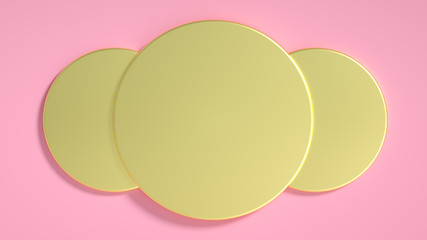 Beautiful luxury background pedestal. 3d illustration, 3d rendering.