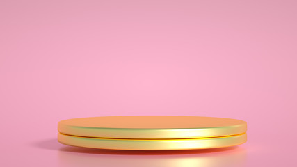 Beautiful luxury background pedestal. 3d illustration, 3d rendering.