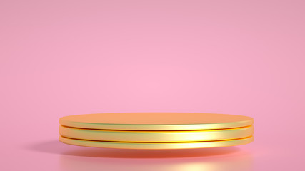 Beautiful luxury background pedestal. 3d illustration, 3d rendering.