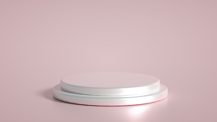 Beautiful luxury background pedestal. 3d illustration, 3d rendering.
