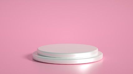 Beautiful luxury background pedestal. 3d illustration, 3d rendering.
