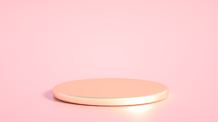 Beautiful luxury background pedestal. 3d illustration, 3d rendering.