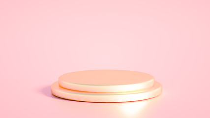 Beautiful luxury background pedestal. 3d illustration, 3d rendering.