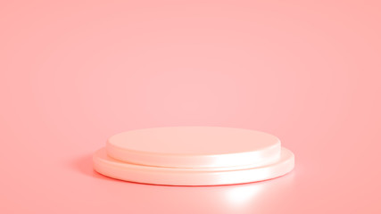 Beautiful luxury background pedestal. 3d illustration, 3d rendering.