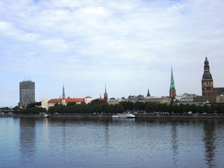 Riga an der Ostsee in Lettland