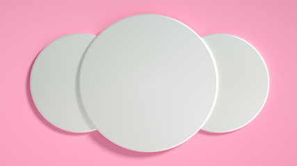 Beautiful luxury background pedestal. 3d illustration, 3d rendering.