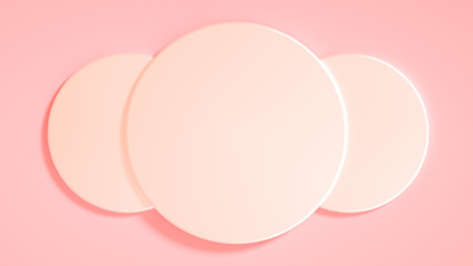 Beautiful luxury background pedestal. 3d illustration, 3d rendering.