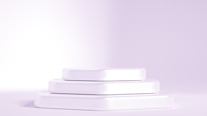 Beautiful luxury background pedestal. 3d illustration, 3d rendering.